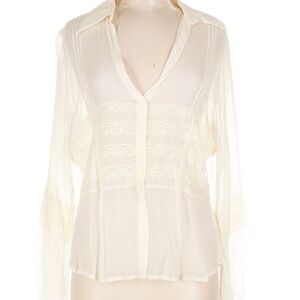 David Dart Collection Sheer Lace Blouse NWOT